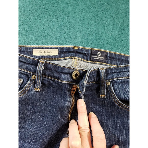 Adriano Goldschmied Jeans Sz 28 Women Blue Pants Stretch Aubrey Skinny Straight - Picture 6 of 14